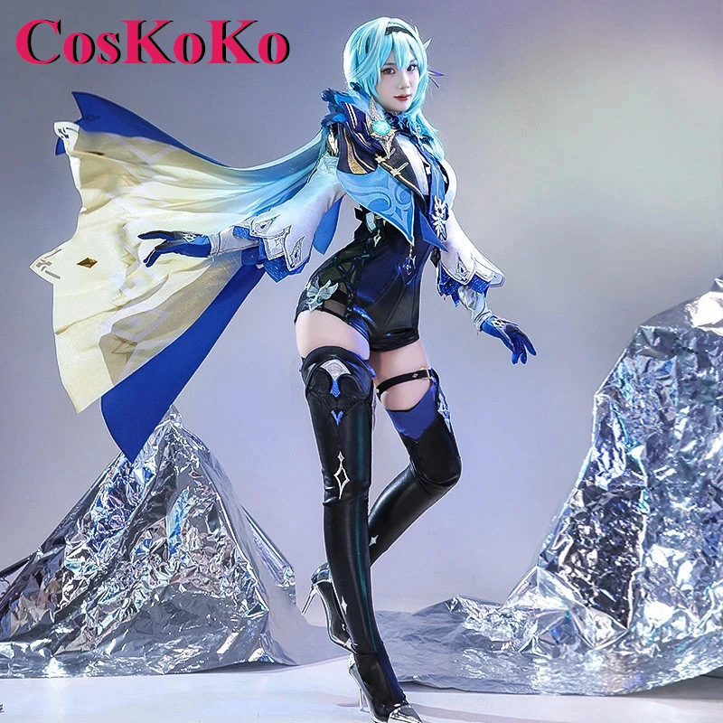 CosKoKo Eula Косплей Аниме игра Genshin ударопрочный костюм Милая Великолепная боевая униформа для женщин Хэллоуин
CosKoKo Eula Косплей Аниме игра Genshin ударопрочный костюм Милая Великолепная боевая униформа для женщин Хэллоуин