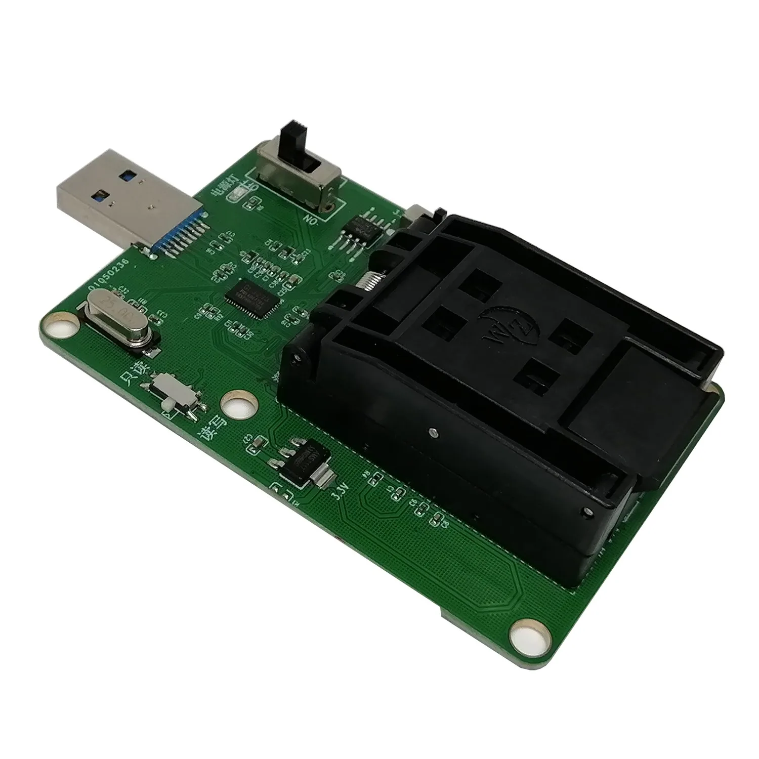 FOR Emmc153/169 to USB3.0 Testing Seat Bga169 Burn-in Font Read/Write Data Recovery
FOR Emmc153/169 to USB3.0 Testing Seat Bga169 Burn-in Font Read/Write Data Recovery