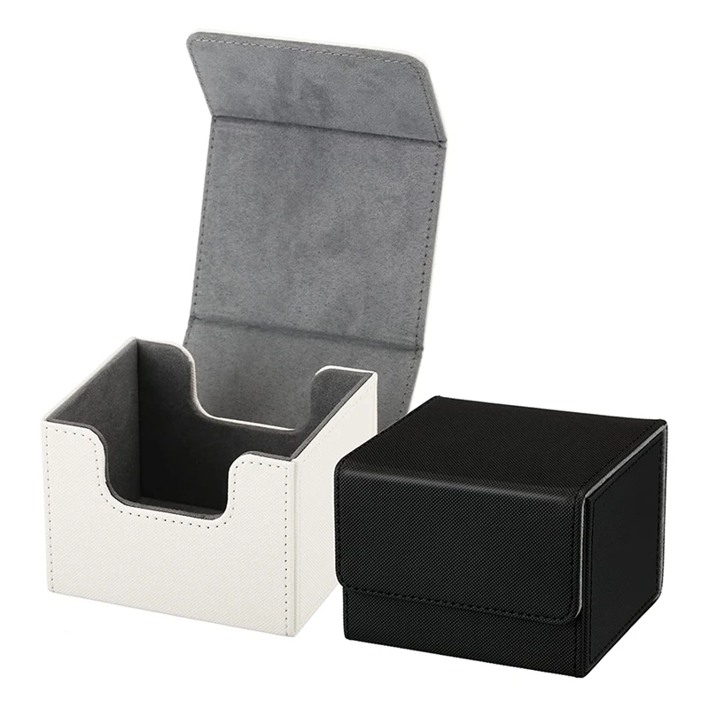 Botique-2 Boxes Leather Deck Card Boxes Large Size Fit 100+ Sleeved Cards Deck Game Box 100 Cards For MTG Trading Card Games
Botique-2 Boxes Leather Deck Card Boxes Large Size Fit 100+ Sleeved Cards Deck Game Box 100 Cards For MTG Trading Card Games