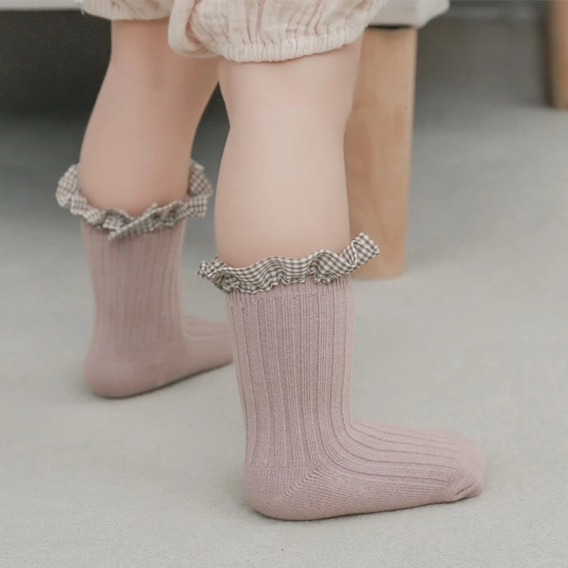 New Ruffle Baby Girls Socks Kids Socks Lace Frilly Ankle Short Sock Breathable Princess Children Girl Dance Socken 0-8Year
New Ruffle Baby Girls Socks Kids Socks Lace Frilly Ankle Short Sock Breathable Princess Children Girl Dance Socken 0-8Year