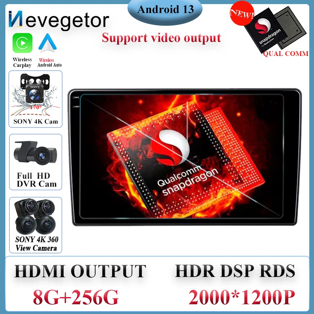 Мультимедийный плеер Qualcomm Android 13 для Citroen C3-XR 2019 - 2020 дюймов, wifi BT, GPS-навигация, ЦП, HDR, QLED экран, без 2din DVD
Мультимедийный плеер Qualcomm Android 13 для Citroen C3-XR 2019 - 2020 дюймов, wifi BT, GPS-навигация, ЦП, HDR, QLED экран, без 2din DVD