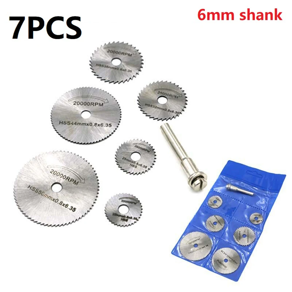 Silver Blades Shaft 6.35mm Hole New HSS Mini Circular Cutting Disc Grinding Wheel Rotary Tool For Metal Cutter Wood Power Tools
Silver Blades Shaft 6.35mm Hole New HSS Mini Circular Cutting Disc Grinding Wheel Rotary Tool For Metal Cutter Wood Power Tools