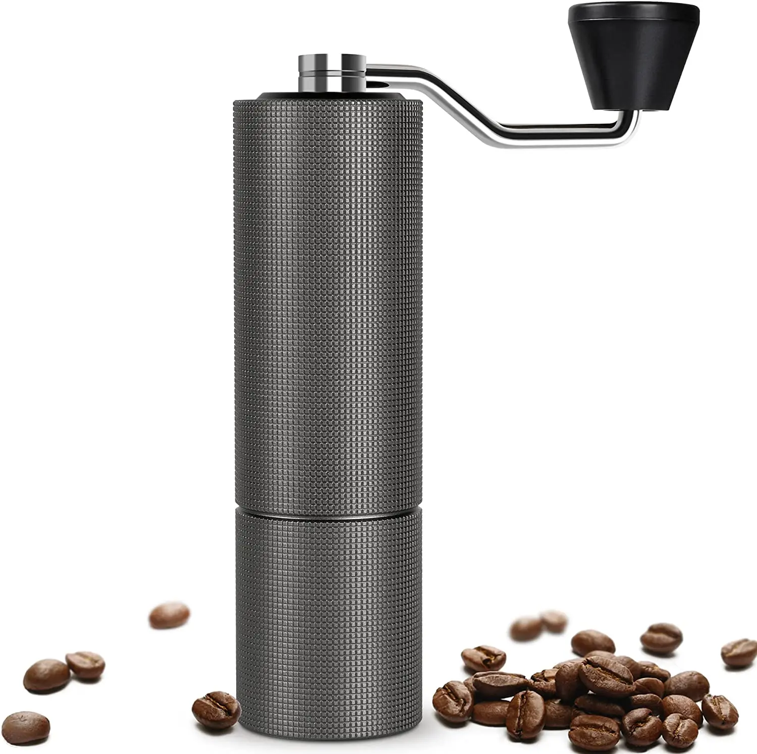 C2 Max Hand Coffee Grinder, Stainless Steel Burr Manual Coffee Grinder for Espresso to French Press, Gray
C2 Max Hand Coffee Grinder, Stainless Steel Burr Manual Coffee Grinder for Espresso to French Press, Gray
