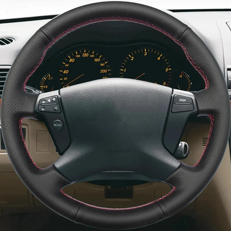 Hand Sewing Anti-Slip Black Artificial Braid Car Steering Wheel Cover For Toyota Avensis 2003-2007 Auto Interior Accessories
Hand Sewing Anti-Slip Black Artificial Braid Car Steering Wheel Cover For Toyota Avensis 2003-2007 Auto Interior Accessories