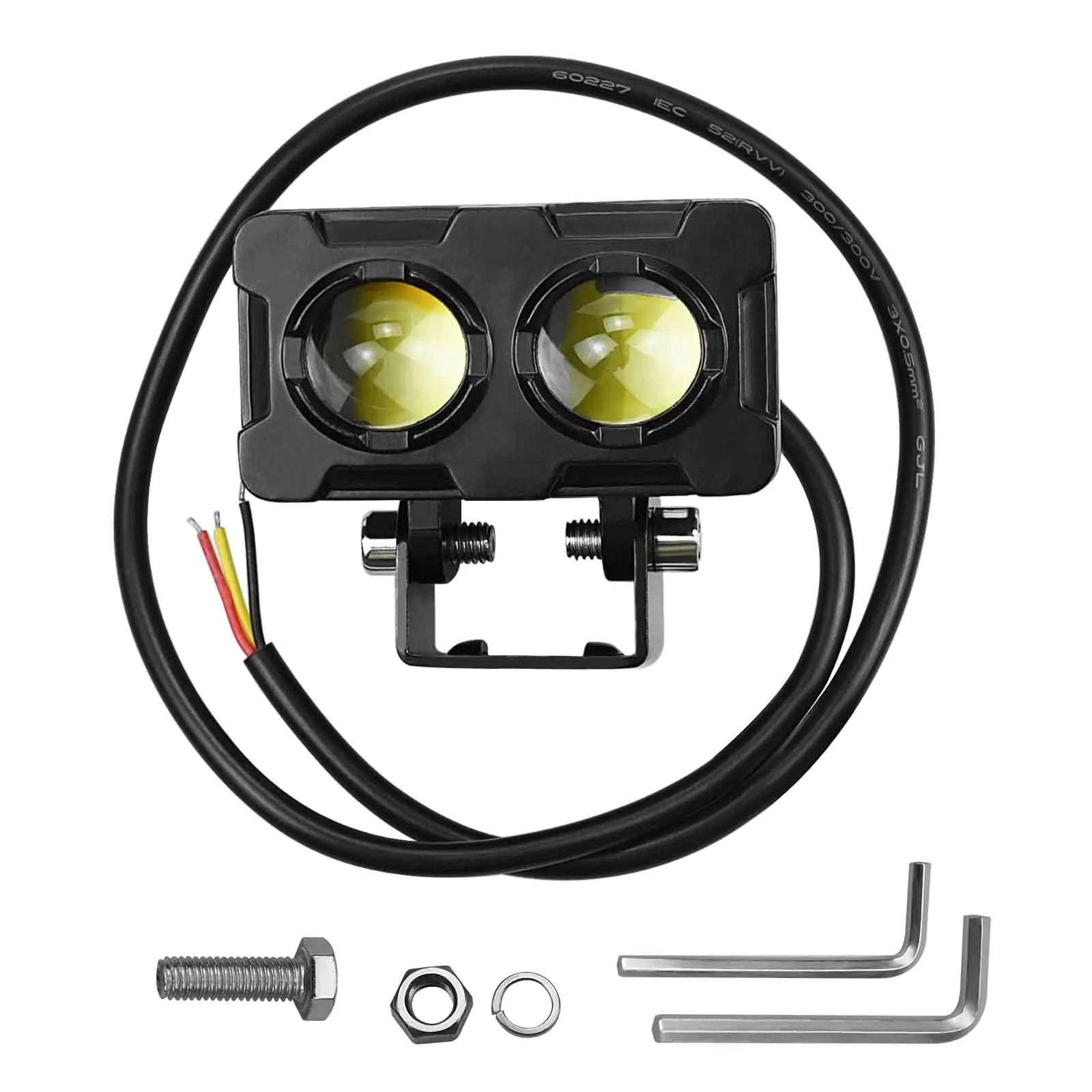 LED Headlight with High/Low Beam Waterproof Dual LED Headlamp for DC 12-85V Motorbikes ATVs
LED Headlight with High/Low Beam Waterproof Dual LED Headlamp for DC 12-85V Motorbikes ATVs