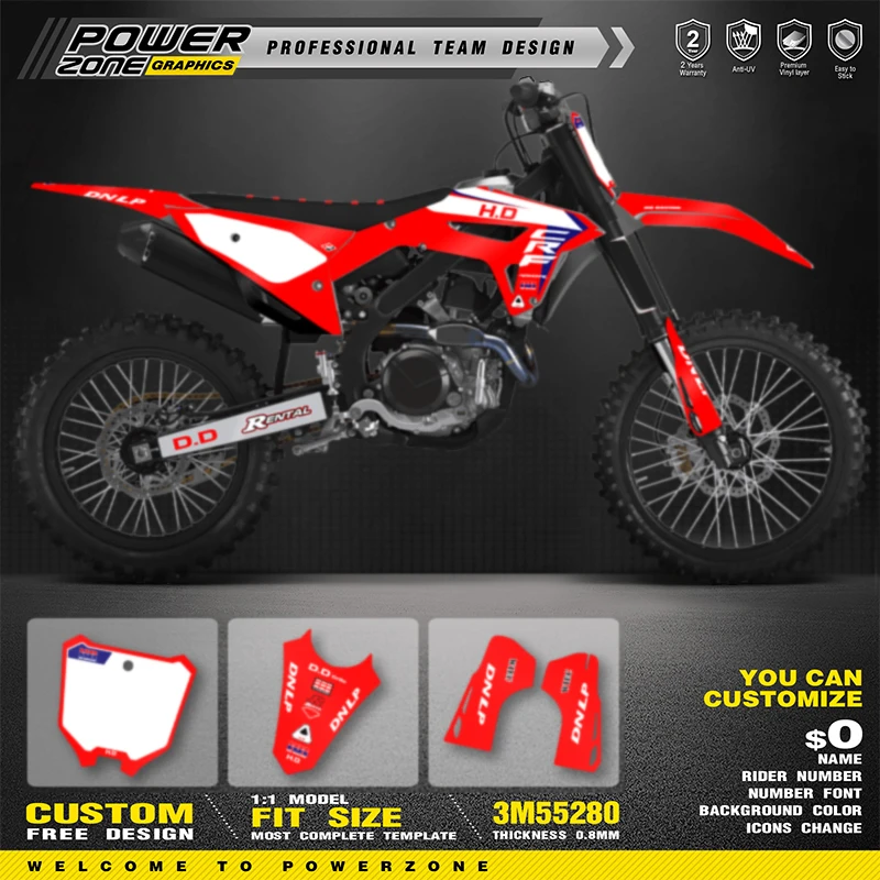 PowerZone полная графика фоновые наклейки комплект наклеек для HONDA CRF450R 2021 2022 2023 CRF250R 2022 2023 2024 мотоцикл 20 
PowerZone полная графика фоновые наклейки комплект наклеек для HONDA CRF450R 2021 2022 2023 CRF250R 2022 2023 2024 мотоцикл 20