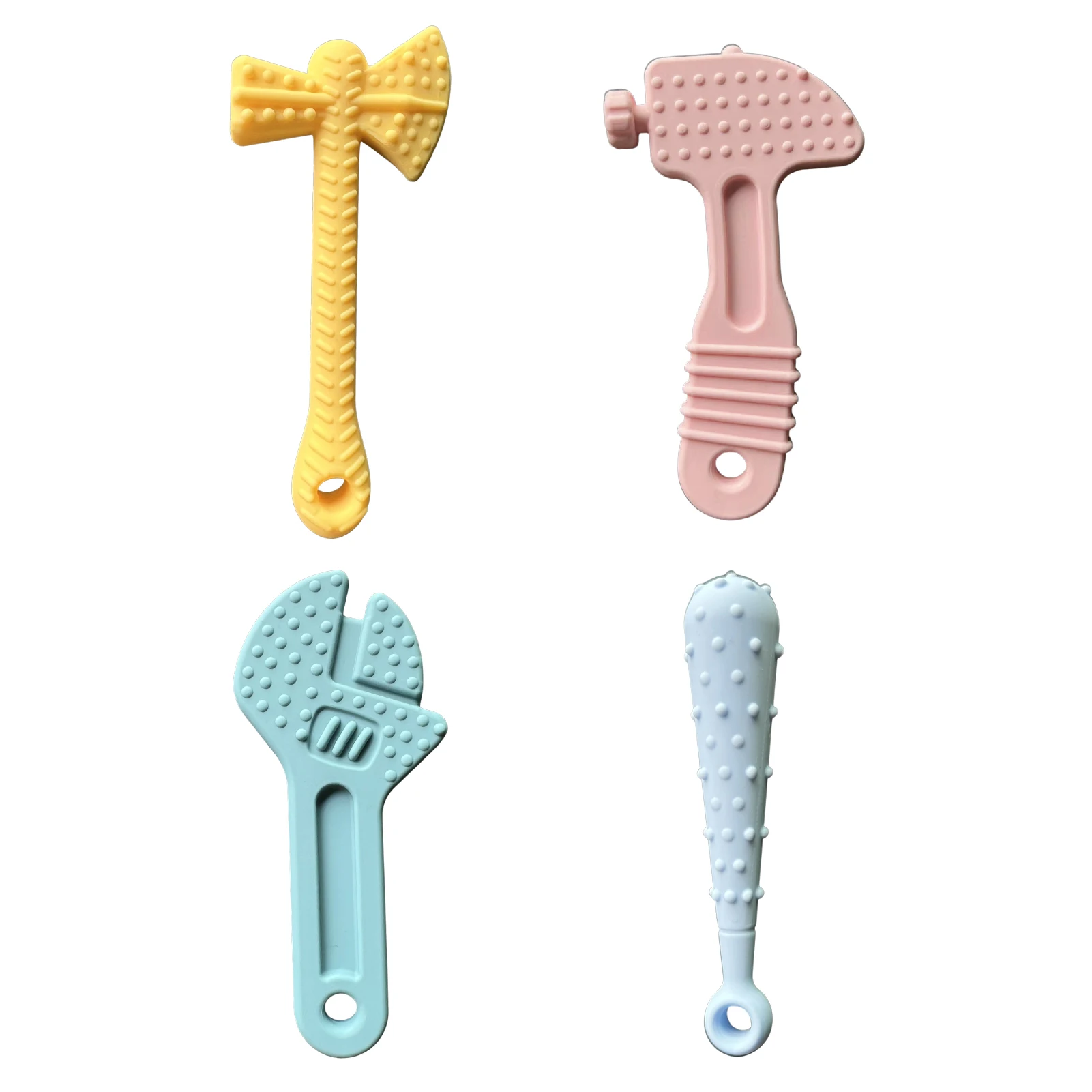 4-PCS Baby Teething Soft Silicone Toys Tools Set Infant Chew Molar Teether Toys For 0-24 Months Boys Girls Appease Pacifier
4-PCS Baby Teething Soft Silicone Toys Tools Set Infant Chew Molar Teether Toys For 0-24 Months Boys Girls Appease Pacifier