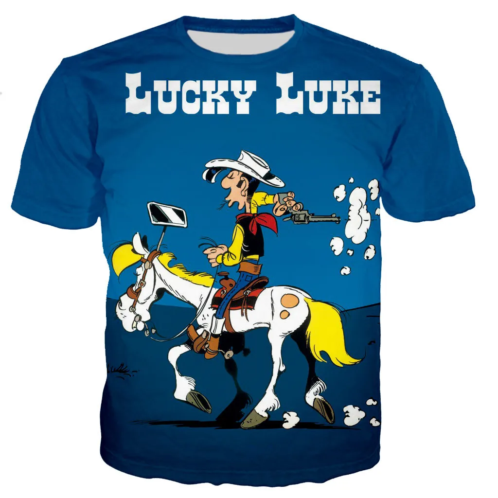 Children's 3D Printed T-shirt Boys and Girls Street Hip-hop Shirt Lucky Luke Oversized Denim Popular Anime Sportswear XXS-6XL
Children's 3D Printed T-shirt Boys and Girls Street Hip-hop Shirt Lucky Luke Oversized Denim Popular Anime Sportswear XXS-6XL