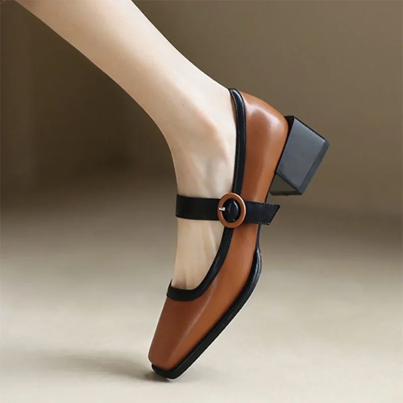 Классические туфли с квадратным носком, новинка, женские Туфли Мэри Джейн, элегантные женские туфли на среднем каблуке, дизайнерская обувь ...
Классические туфли с квадратным носком, новинка, женские Туфли Мэри Джейн, элегантные женские туфли на среднем каблуке, дизайнерская обувь ...