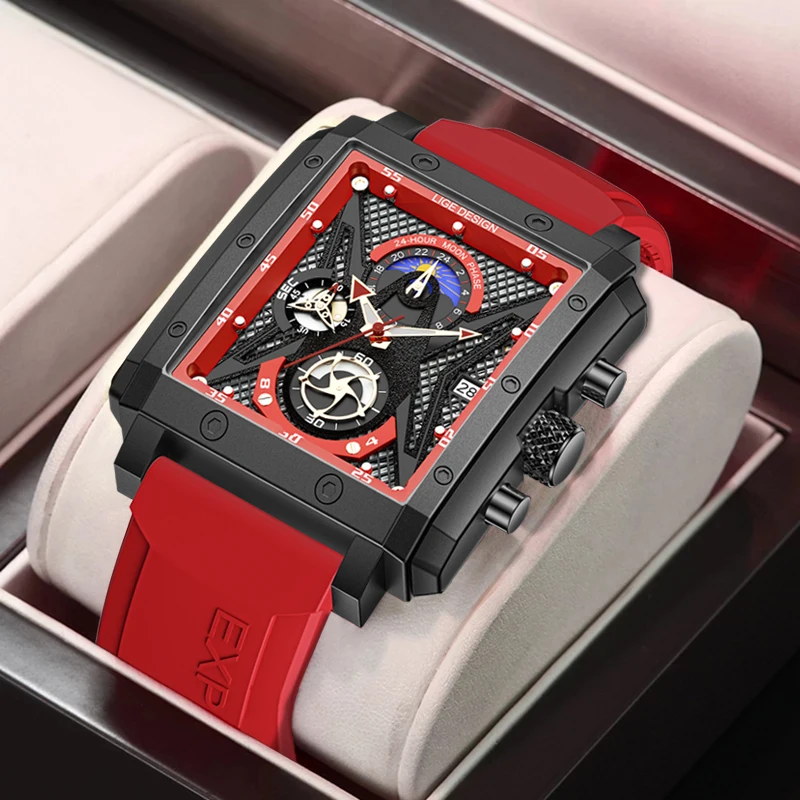 Reloj LIGE New Fashion Mens Watches Top Brand Luxury Silicone Quartz Watch For Men Waterproof Chronograph 24 Hour Sport Clock
Reloj LIGE New Fashion Mens Watches Top Brand Luxury Silicone Quartz Watch For Men Waterproof Chronograph 24 Hour Sport Clock