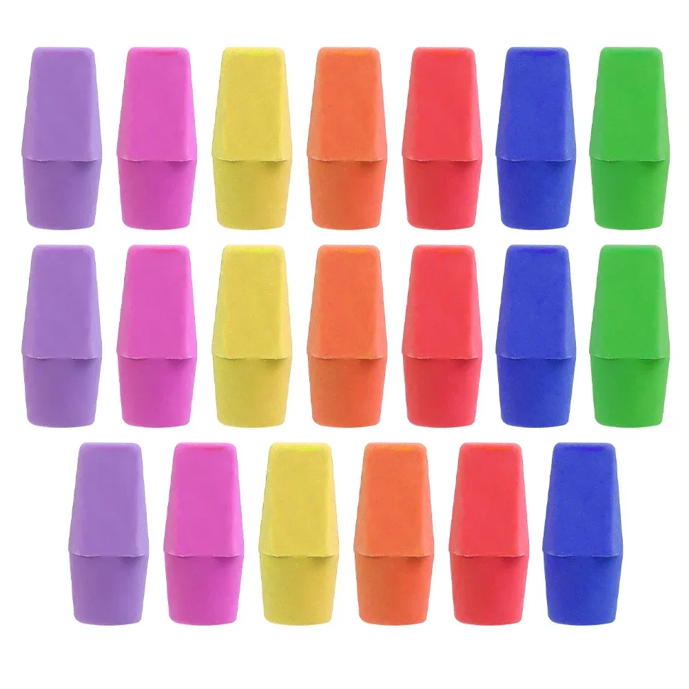 20 шт., ластики-колпачки для карандашей 
20 шт., ластики-колпачки для карандашей