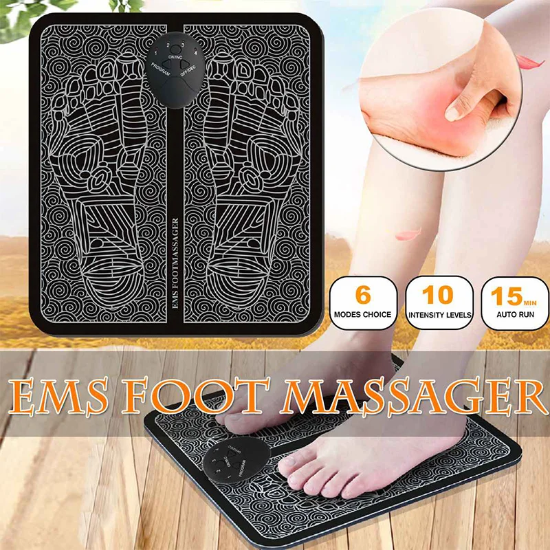 Fisioterapia foot massager mat massageador muscular Electric EMS Health Care relaxation terapia fisica massage
Fisioterapia foot massager mat massageador muscular Electric EMS Health Care relaxation terapia fisica massage