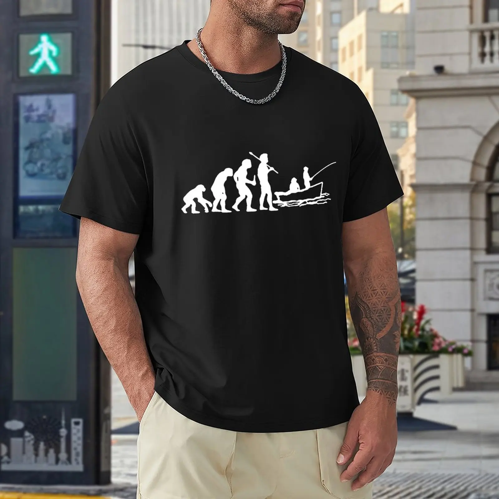 Evolution Fish Hunter Fishinger on Board T Shirts Men Shirt Fashion Clothes Graphics Sweatshirt 100% Cotton TShirts Tee Top
Evolution Fish Hunter Fishinger on Board T Shirts Men Shirt Fashion Clothes Graphics Sweatshirt 100% Cotton TShirts Tee Top