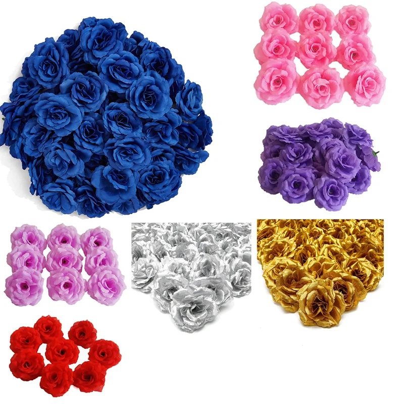 HOT Artificial Flowers Silk Rose Flower Heads,50Pcs For Hat Clothes Album Decoration, Wedding Decoration
HOT Artificial Flowers Silk Rose Flower Heads,50Pcs For Hat Clothes Album Decoration, Wedding Decoration