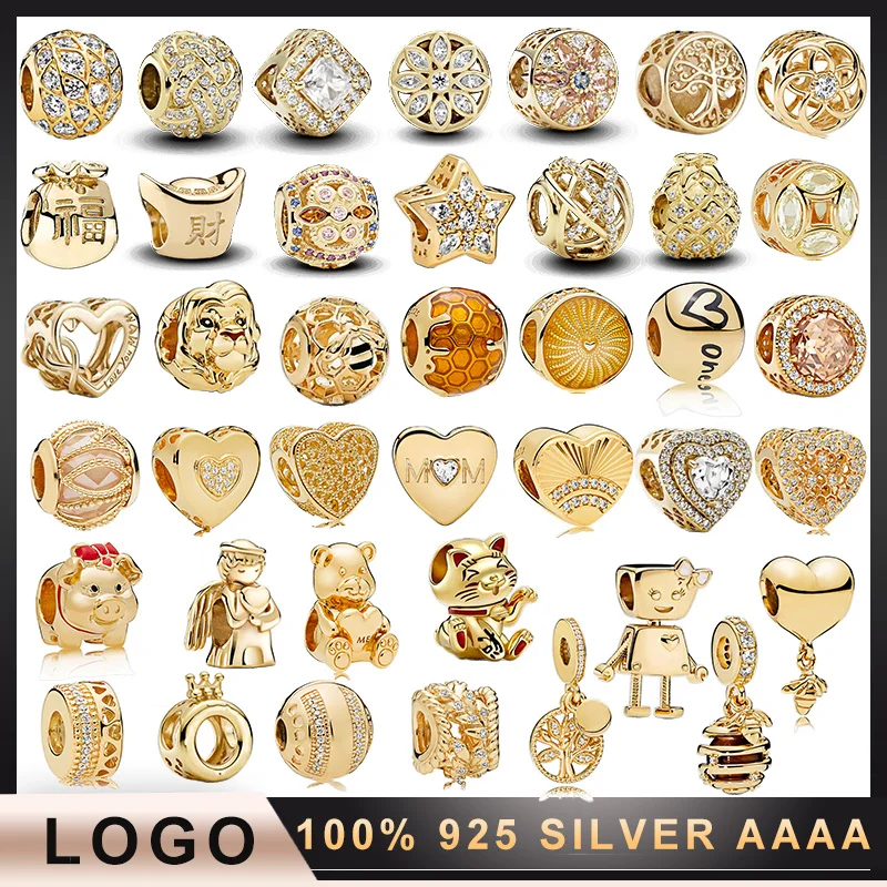 1 Золотая подвеска из бусин серии 100%, подвеска из серебра 925 пробы подходит для браслетов Pandora, фабричная оригинальная оптовая продажа ювелир...
1 Золотая подвеска из бусин серии 100%, подвеска из серебра 925 пробы подходит для браслетов Pandora, фабричная оригинальная оптовая продажа ювелир...