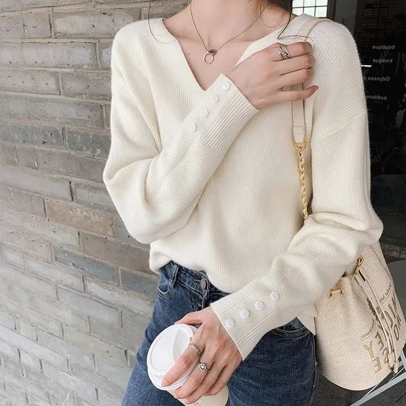 Women Sweater Moda Mujeres Sueters De Mujer Moda 202... Long Sleeve Tees Top for Women Kawaii Korean Style Clothes Sweater
Women Sweater Moda Mujeres Sueters De Mujer Moda 202... Long Sleeve Tees Top for Women Kawaii Korean Style Clothes Sweater
