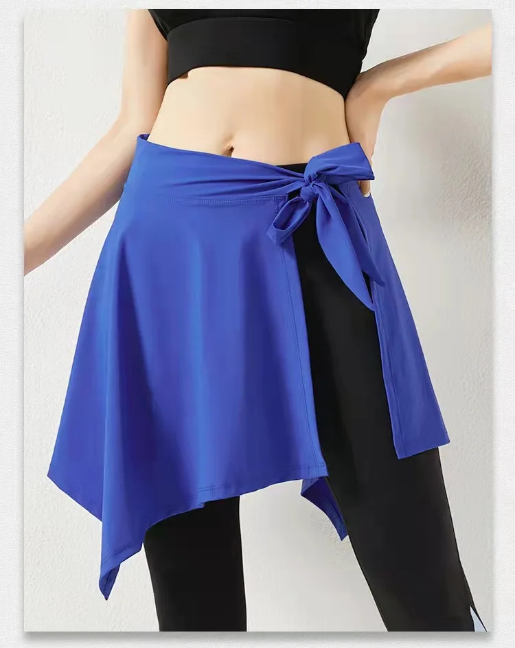 Gym fitness dance shawl Sports skirt Running waist anti-glare women's anti-embarrassing hip-covering skirt
Gym fitness dance shawl Sports skirt Running waist anti-glare women's anti-embarrassing hip-covering skirt