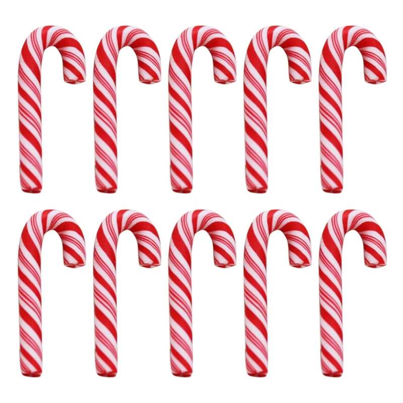 10PCS Christmas Red Cane Soft Pottery Jewelry Accessories New Year Candy Cane Home Decoration
10PCS Christmas Red Cane Soft Pottery Jewelry Accessories New Year Candy Cane Home Decoration