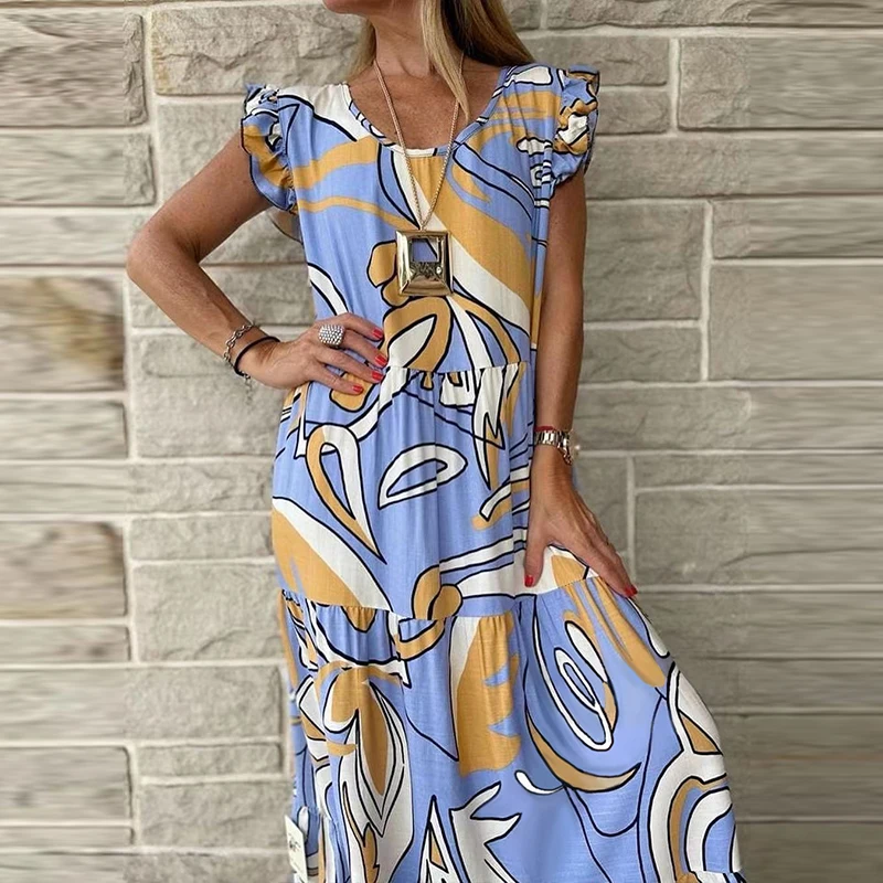 Elegant Retro Summer Beach Dress Vestidos Fashion Cute Cartoon Print Patchwork Dress Spring Women Loose Sleeveless Long Dresses
Elegant Retro Summer Beach Dress Vestidos Fashion Cute Cartoon Print Patchwork Dress Spring Women Loose Sleeveless Long Dresses