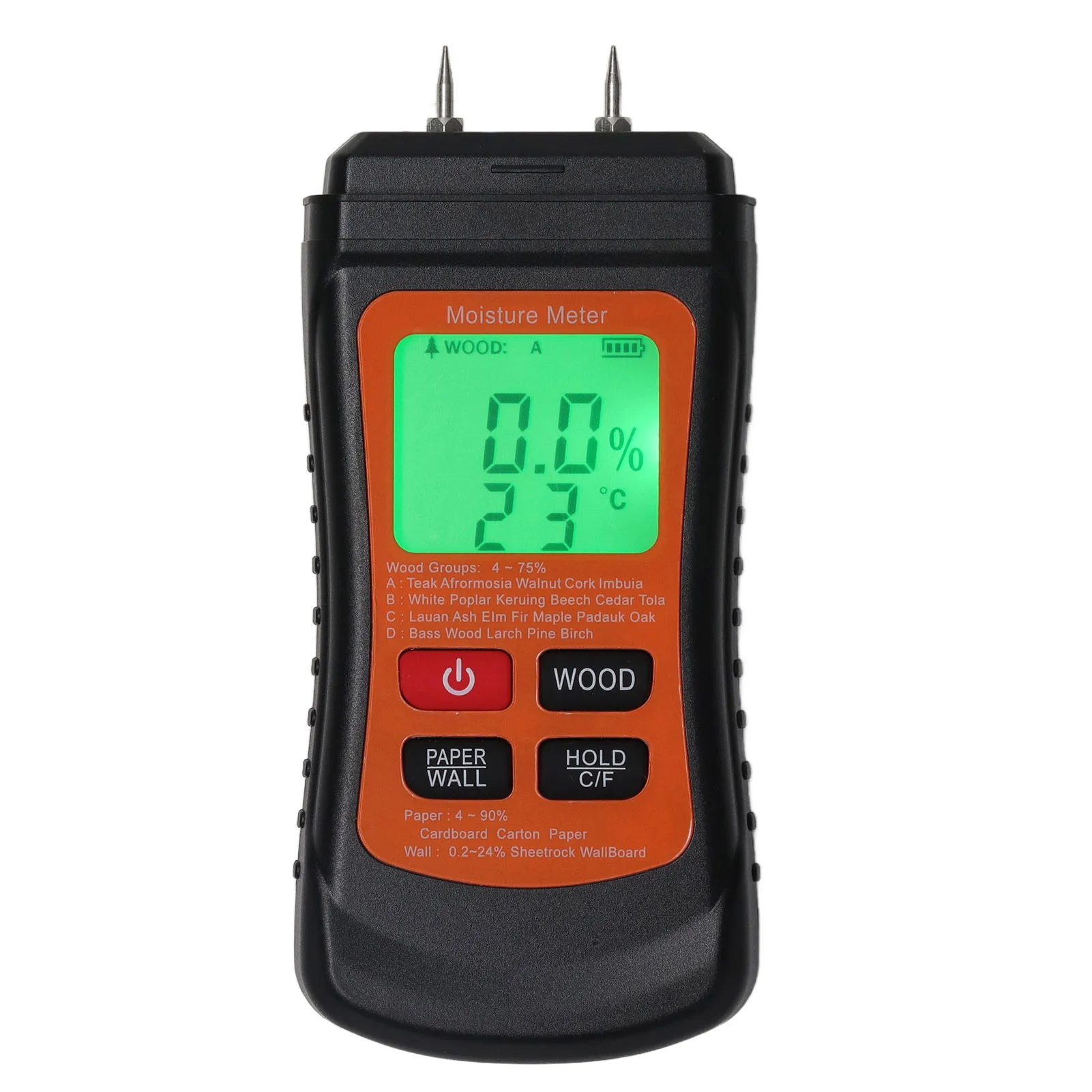 Wood Moisture Meter Two Pins Digital Wood Moisture Meter Wood Humidity Tester Hygrometer Timber Damp Detector LCD Display
Wood Moisture Meter Two Pins Digital Wood Moisture Meter Wood Humidity Tester Hygrometer Timber Damp Detector LCD Display