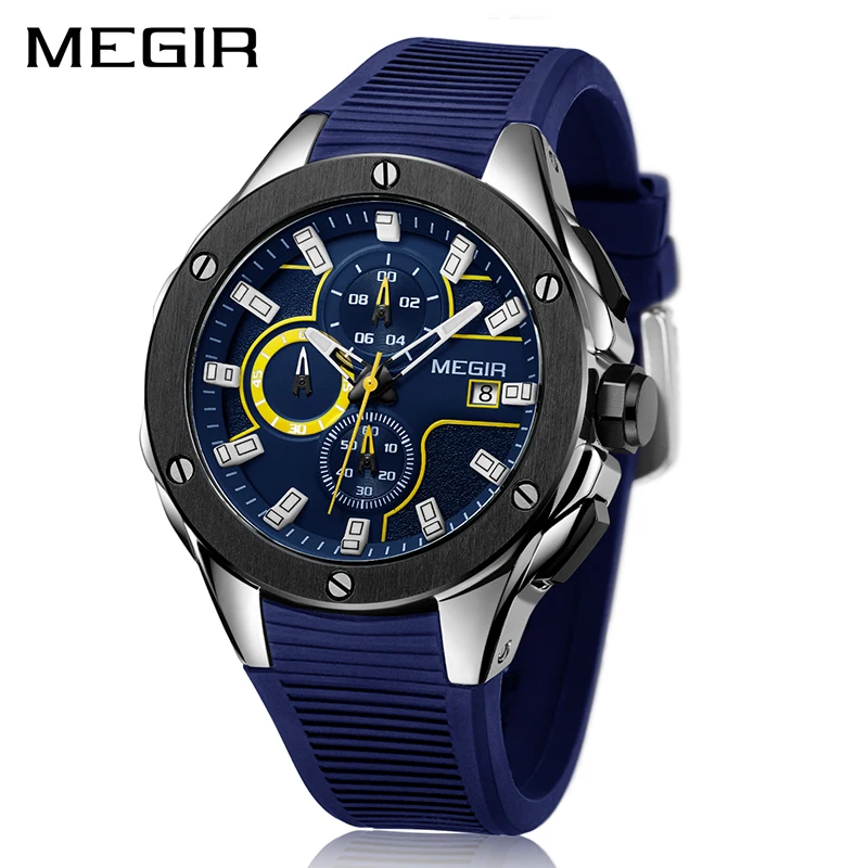 MEGIR Men's Sports Watch Top Brand Luxury Waterproof Luminous Chronograph Quartz Watch Men's Business Watch
MEGIR Men's Sports Watch Top Brand Luxury Waterproof Luminous Chronograph Quartz Watch Men's Business Watch
