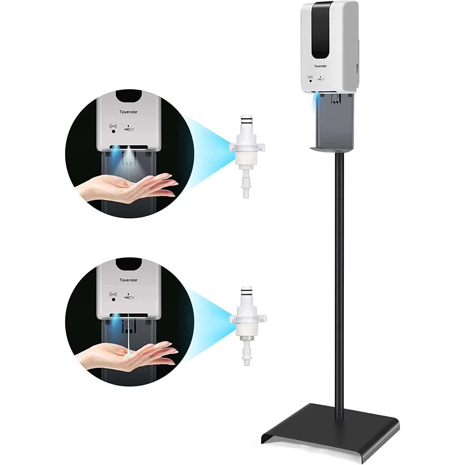 Automatic Hand Sanitizer Dispenser with Stand and Drip Catcher, Infrared Sensor Touchless Sanitizer Stand with Drip/Spray , 1200
Automatic Hand Sanitizer Dispenser with Stand and Drip Catcher, Infrared Sensor Touchless Sanitizer Stand with Drip/Spray , 1200