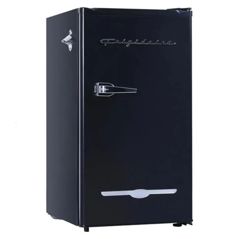 

Frigidaire 3.2 Cu. ft. Retro Compact Refrigerator with Side Bottle Opener EFR376, Black