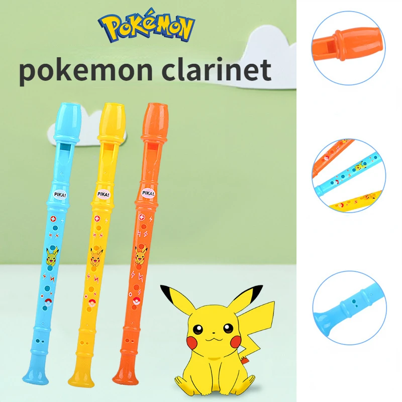 Pokemon clarinet flute musical instrument three-piece cute children's toy role-playing student performance props holiday gift
Pokemon clarinet flute musical instrument three-piece cute children's toy role-playing student performance props holiday gift