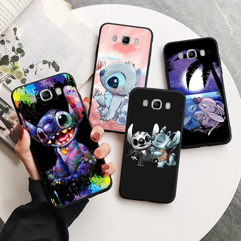 

Lilo Stitch Cartoon For Samsung Galaxy j8 j7 j6 j5 j4 j3 j2 Plus Prime Core 2018 2016 Silicone Soft Black Phone Case Coque Capa