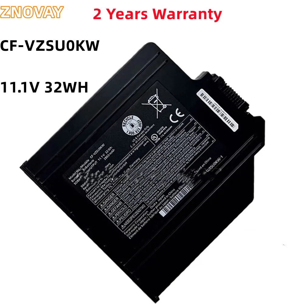 

ZNOVAY CF-VZSU0KW Battery CF-VZSUOKW for Panasonic Laptop CF-54 2nd Bay Cf-54mk1 Media Bay 2nd 11.1V 2860mAh 32Wh