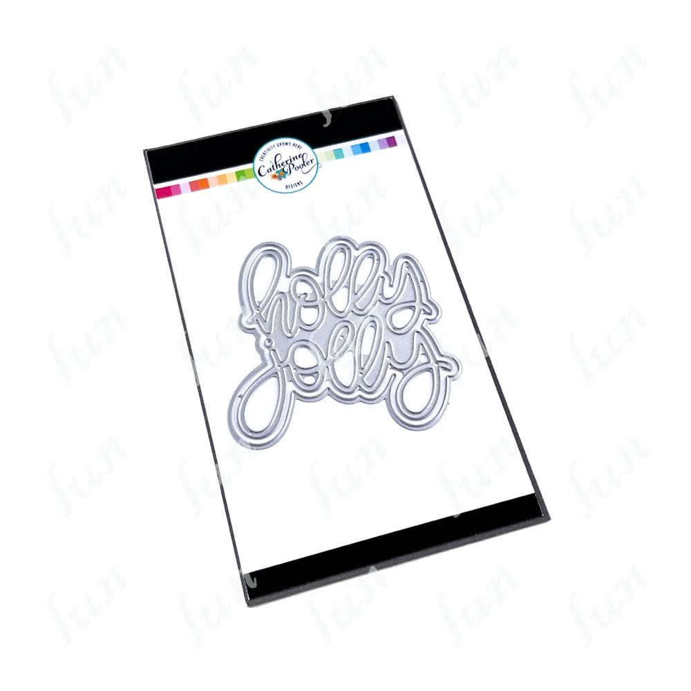 Hot Selling Holly Jolly Layered Word Metal Cutting Dies Diy Scrapbooking Paper Card Making Cuts Crafts Template Molds Handmade
Hot Selling Holly Jolly Layered Word Metal Cutting Dies Diy Scrapbooking Paper Card Making Cuts Crafts Template Molds Handmade