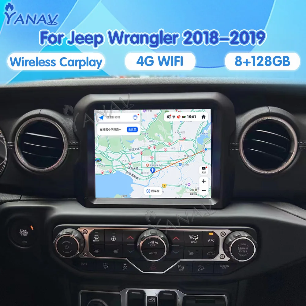 Car Multimedia Player For Jeep Wrangler 2018-2019 Android Auto Radio Video Stereo GPS Navigation Carplay 4G WIFI Unit 2 Din
Car Multimedia Player For Jeep Wrangler 2018-2019 Android Auto Radio Video Stereo GPS Navigation Carplay 4G WIFI Unit 2 Din