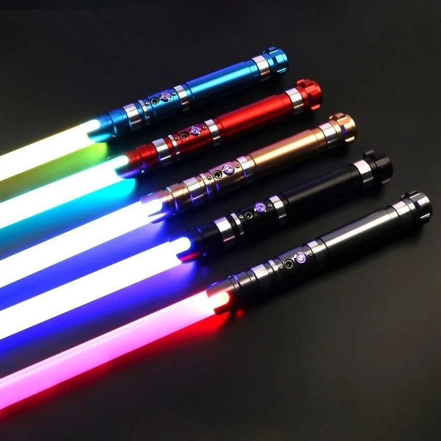 Metal Hilt FOC Light Saber Swing Smooth Dueling Lightsabers RGB 12 Colors Changeable 10 Sets Sound Force FX Glow Stick Toys
Metal Hilt FOC Light Saber Swing Smooth Dueling Lightsabers RGB 12 Colors Changeable 10 Sets Sound Force FX Glow Stick Toys