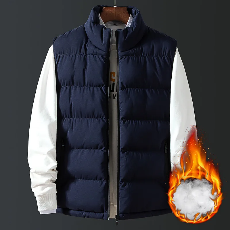 Down Cotton Fashion Vest Male Autumn/winter Korean Fashion Sportswear Casual Thermal Vest Sleeveless Top Coat
Down Cotton Fashion Vest Male Autumn/winter Korean Fashion Sportswear Casual Thermal Vest Sleeveless Top Coat