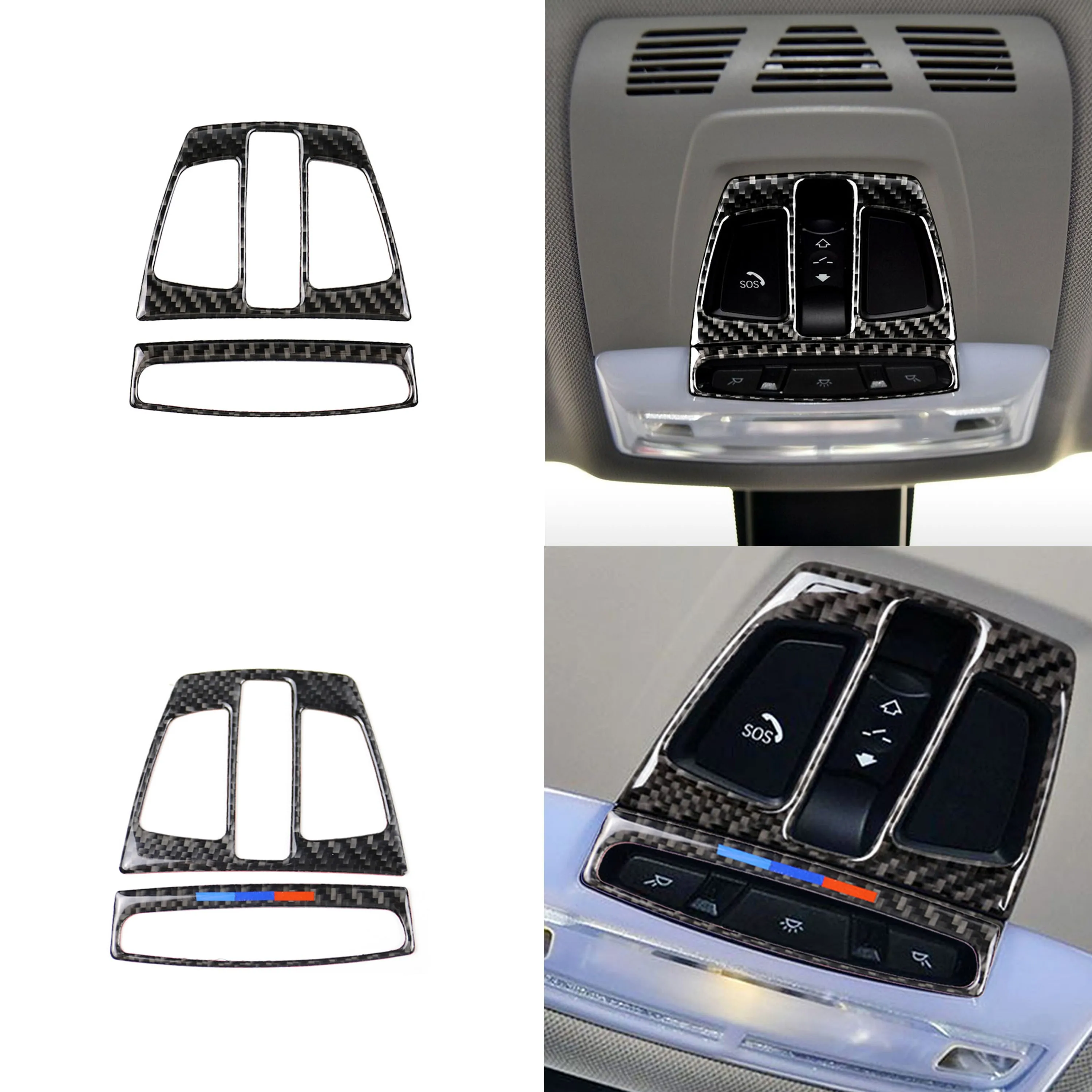 Carbon Fiber Interior For BMW F30 F20 F34 F46 X5 F15 X6 F16 X1 F48 Auto Reading Light Decorative Frame Sticker 자동차용품 
Carbon Fiber Interior For BMW F30 F20 F34 F46 X5 F15 X6 F16 X1 F48 Auto Reading Light Decorative Frame Sticker 자동차용품