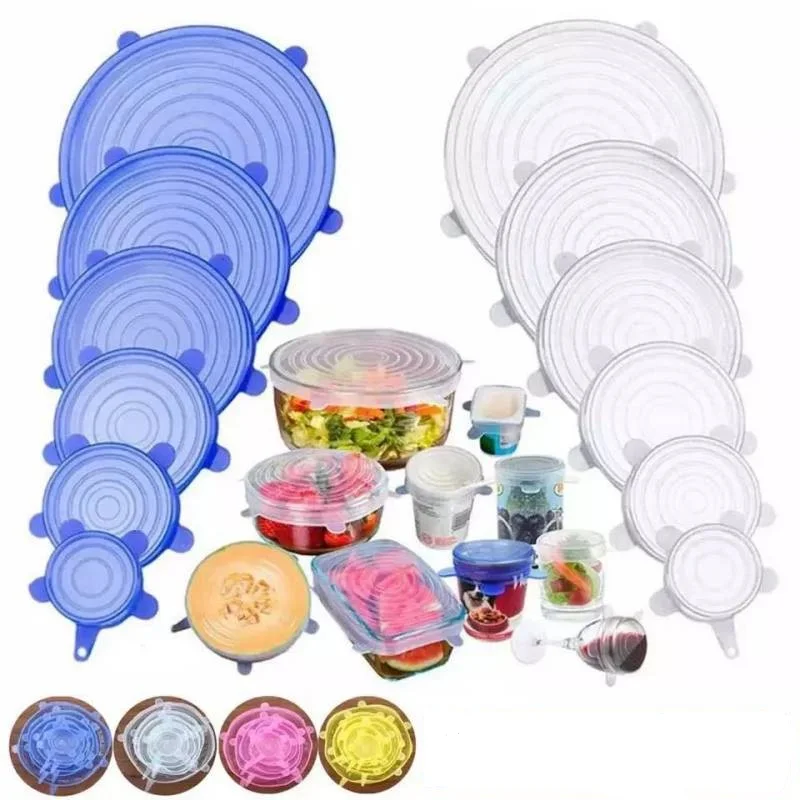 Silicone Cover Stretch Lids Reusable Kitchen Tools Accessories Airtight Food Wrap Covers Keeping Fresh Seal Cover Pan Cooking
Silicone Cover Stretch Lids Reusable Kitchen Tools Accessories Airtight Food Wrap Covers Keeping Fresh Seal Cover Pan Cooking