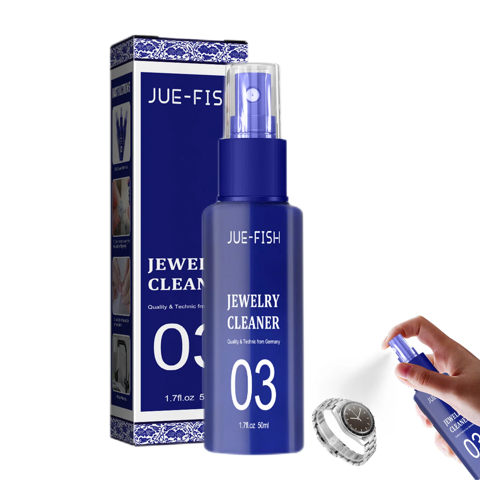 Diamond Liquid Cleaner Jewelry Cleaner Spray With Fast Cleaning Speed 50ml Jewelry Cleaner Ensure Skin & Jewelry Safety Deep
Diamond Liquid Cleaner Jewelry Cleaner Spray With Fast Cleaning Speed 50ml Jewelry Cleaner Ensure Skin & Jewelry Safety Deep