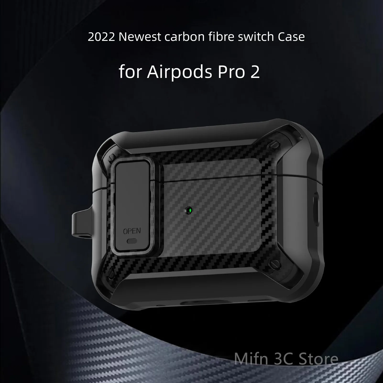 New Earphone Case for Airpods Pro 2【Safety lock 】carbon Fiber TPU PC case Rugged Protective Case forApple Airpods Pro 2 Case
New Earphone Case for Airpods Pro 2【Safety lock 】carbon Fiber TPU PC case Rugged Protective Case forApple Airpods Pro 2 Case