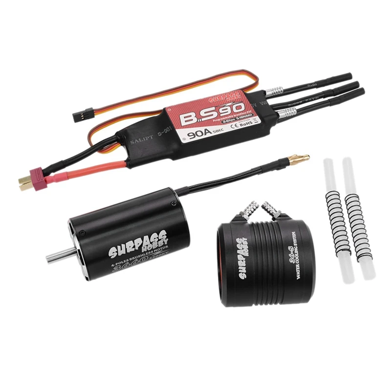 SURPASS HOBBY Moteur 800-1000Mm RC Boat Parts Brushless Motor 90A ESC Water Cooling Jacket RC Boat Motor
SURPASS HOBBY Moteur 800-1000Mm RC Boat Parts Brushless Motor 90A ESC Water Cooling Jacket RC Boat Motor