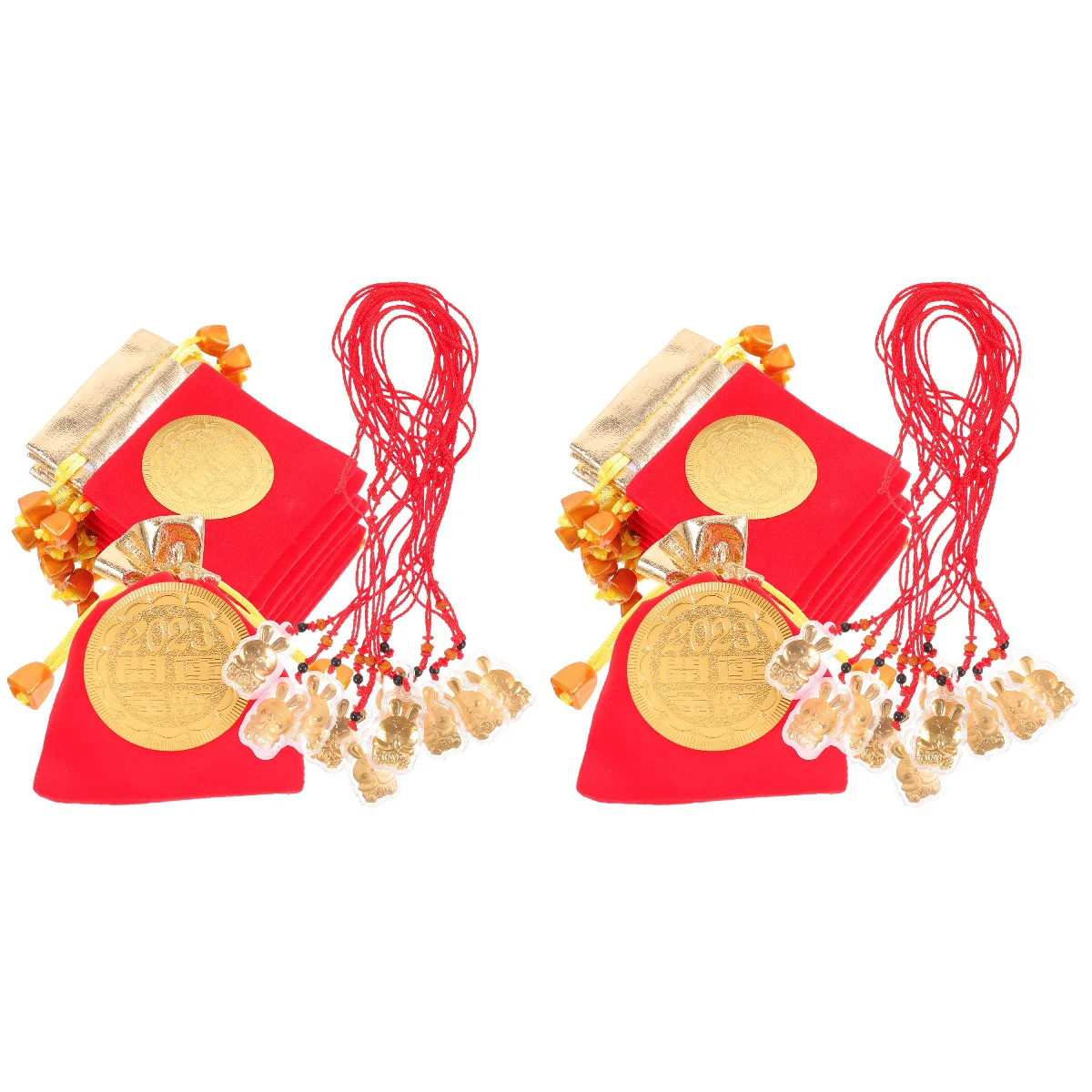 20 Sets Of Sturdy Decorative Party Decoration New Year Decor Golden Bunny Pendants Fortune Necklace Pendant
20 Sets Of Sturdy Decorative Party Decoration New Year Decor Golden Bunny Pendants Fortune Necklace Pendant
