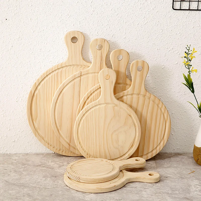 1 Pcs Wooden Pizza Board Cutting Board Fruit BBQ Vegetable Pizza Peel Shovel Paddle Round Bread Cake Pan
1 Pcs Wooden Pizza Board Cutting Board Fruit BBQ Vegetable Pizza Peel Shovel Paddle Round Bread Cake Pan
