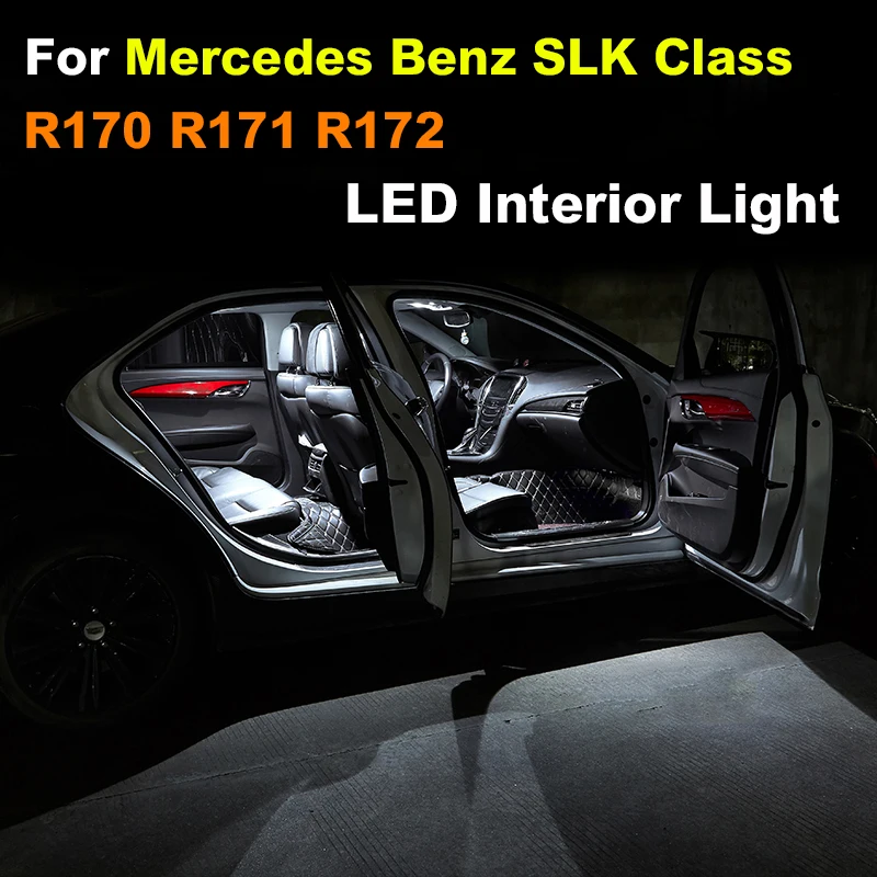 

For Mercedes Benz MB SLK Class R170 R171 R172 1996-2015 Vehicle LED Bulb Interior Indoor Dome Map Light Kit Car Canbus No Error