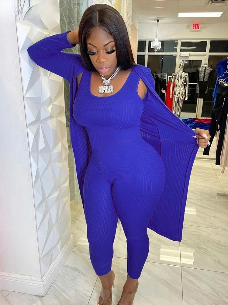 Solid Color Two-piece Women's Casual Long-sleeved Extended Cardigan Top Tight Sleeveless Jumpsuit Fall Women's Clothing
Solid Color Two-piece Women's Casual Long-sleeved Extended Cardigan Top Tight Sleeveless Jumpsuit Fall Women's Clothing