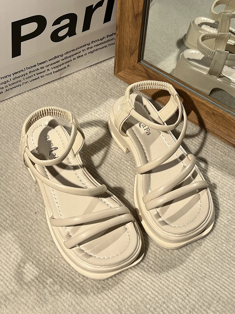 Flat Sandal Shoe Summer Heels Suit Female Beige All-Match 2023 Women's Without Fashion Comfort Girls Gladiator Black Clogs New V
Flat Sandal Shoe Summer Heels Suit Female Beige All-Match 2023 Women's Without Fashion Comfort Girls Gladiator Black Clogs New V