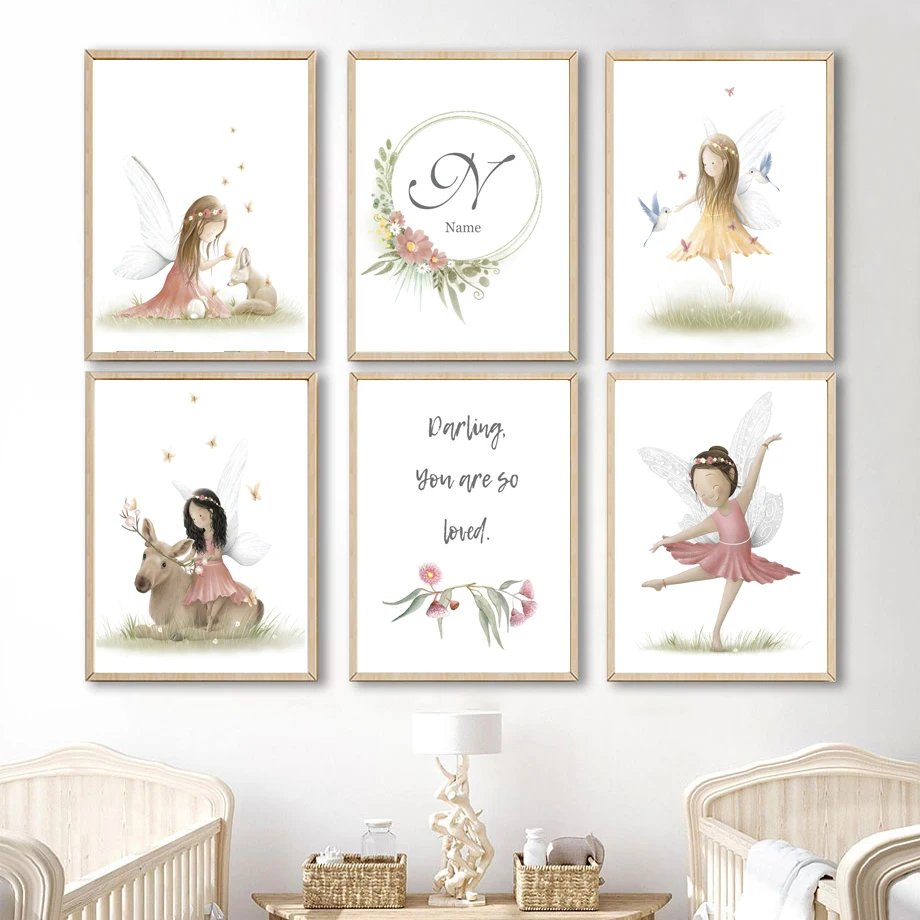 Girl Wing Butterfly Fox Rabbit Bird Wreath Wall Art Canvas Painting Nordic Posters And Prints Wall Pictures Baby Kids Room Decor
Girl Wing Butterfly Fox Rabbit Bird Wreath Wall Art Canvas Painting Nordic Posters And Prints Wall Pictures Baby Kids Room Decor
