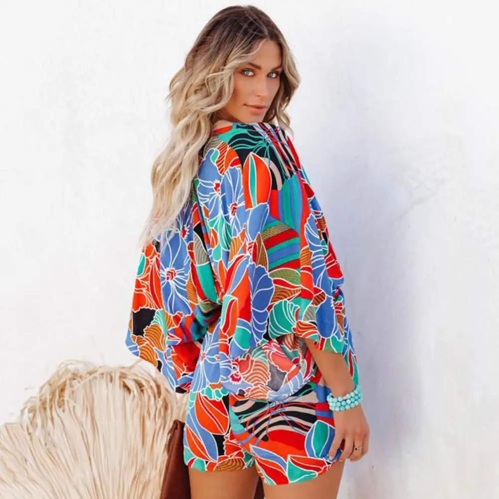 Short Jumpsuit Charming Soft 3/4 Sleeves Women Flower Printing Short Pants Romper Female Clothing Women Jumpsuit Loose Romper
Short Jumpsuit Charming Soft 3/4 Sleeves Women Flower Printing Short Pants Romper Female Clothing Women Jumpsuit Loose Romper