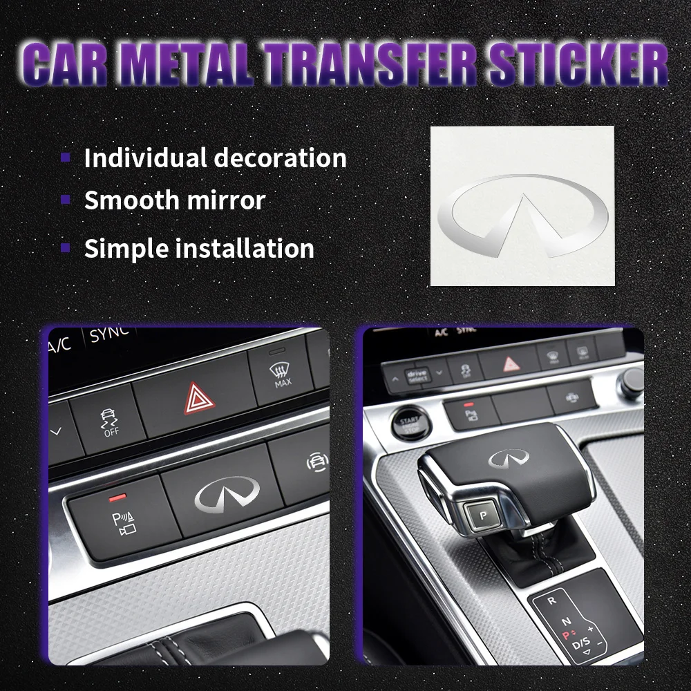 Car Accessories Nickel Metal Emblem Car Indoor Decoration Stickers For Infiniti Q30 Q50 Q60 Q70 QX30 QX50 QX60 FX35 FX50 ESQ
Car Accessories Nickel Metal Emblem Car Indoor Decoration Stickers For Infiniti Q30 Q50 Q60 Q70 QX30 QX50 QX60 FX35 FX50 ESQ