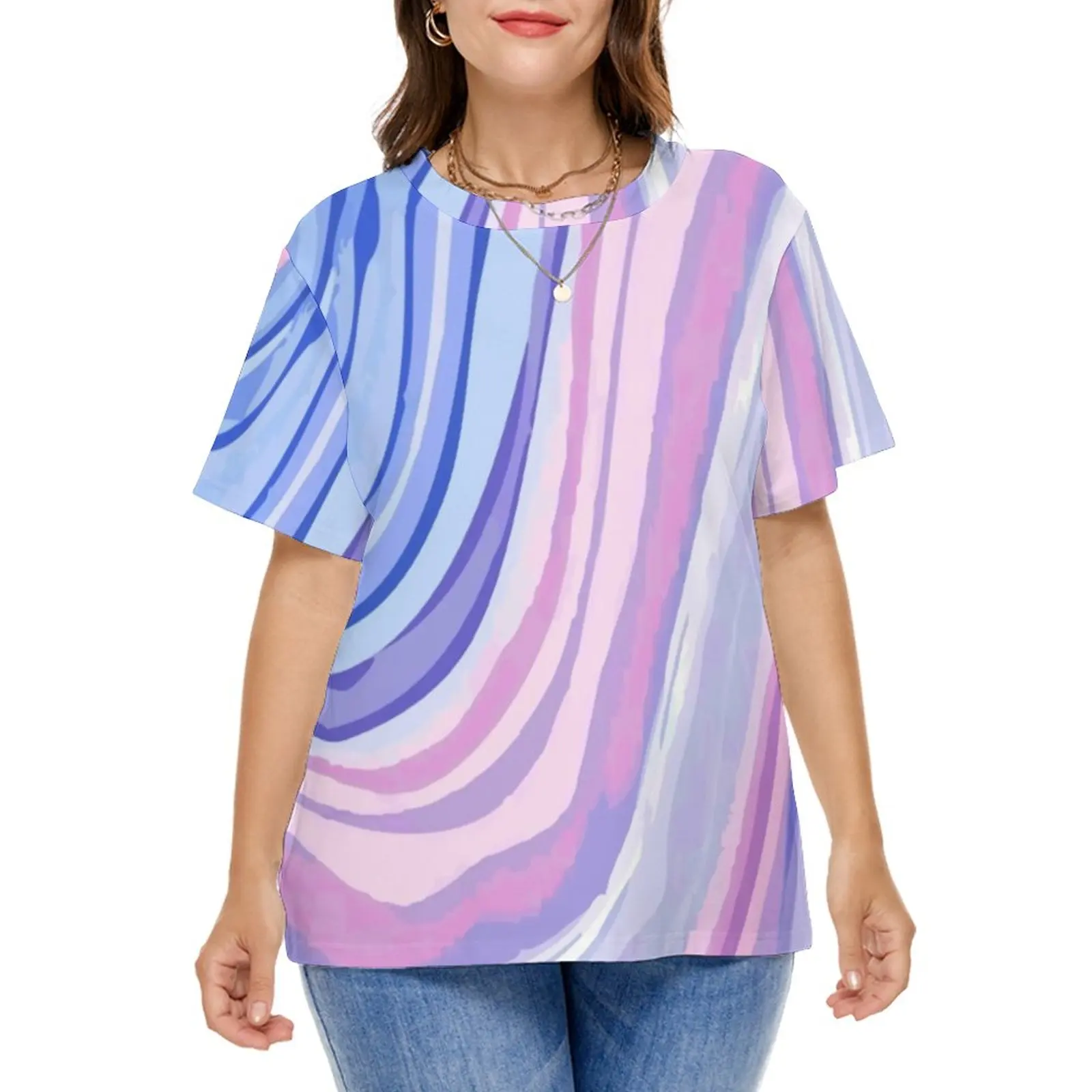 Liquid Art Print T-Shirt Purple Marble Trendy T Shirts Short Sleeve Casual Tee Shirt Summer Pattern Clothes Plus Size 7XL 8XL
Liquid Art Print T-Shirt Purple Marble Trendy T Shirts Short Sleeve Casual Tee Shirt Summer Pattern Clothes Plus Size 7XL 8XL