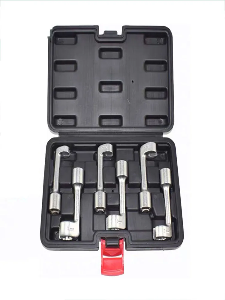 Fuel Injector Injection Sockets L-Type Wrench Open Ended Ring Wrench Auto Repair Tools 6 Pcs
Fuel Injector Injection Sockets L-Type Wrench Open Ended Ring Wrench Auto Repair Tools 6 Pcs