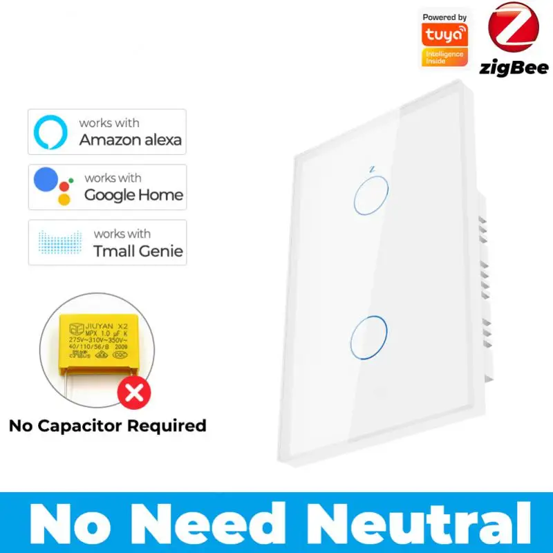 1/2/3 Gang Smart Switch App Remote Control Set Timing Tuya Zigbee Switch Smart Home No Capacitor Required Voice Control
1/2/3 Gang Smart Switch App Remote Control Set Timing Tuya Zigbee Switch Smart Home No Capacitor Required Voice Control